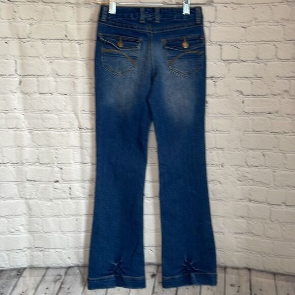 Girls Justice Jeans with button back pockets, Girls Jeans - Picture 4 of 6